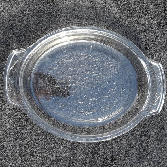 PRINCESS HOUSE FANTASIA CRYSTAL 3 PC 9x13 CASSEROLE BAKING DISH EUC - Picture 7 of 12